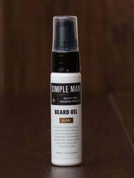 Simple Man Alibi Beard Oil 1oz - Youngevity Spa and Beauty supplement product image.
