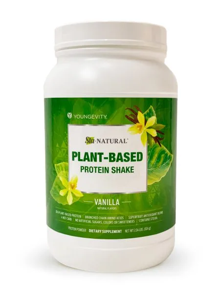 Sta-Natural Plant-Based Protein Shake - Vanilla - Youngevity Health Nutrition supplement product image.