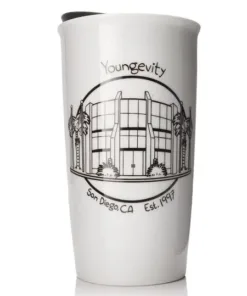 Youngevity Reusable Travel Coffee Cup - Youngevity Home and Family supplement product image.