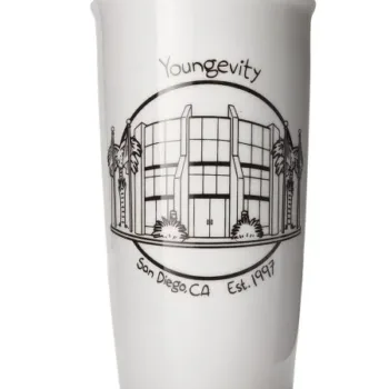 Youngevity Reusable Travel Coffee Cup - Youngevity Home and Family supplement product image.