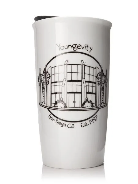 Youngevity Reusable Travel Coffee Cup - Youngevity Home and Family supplement product image.