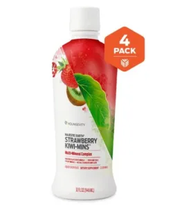Strawberry Kiwi-Mins 32oz (4 Pack) - Youngevity Health Nutrition supplement product image.