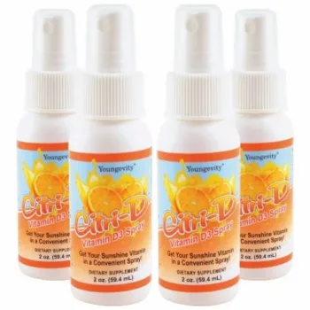 Citri-D  Vitamin D3 Spray (4 Bottles) - Youngevity Health Nutrition supplement product image.