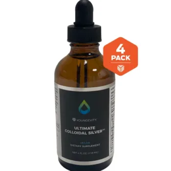 Ultimate Colloidal Silver (4 Bottles) - Youngevity Health Nutrition supplement product image.