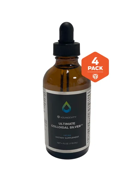 Ultimate Colloidal Silver (4 Bottles) - Youngevity Health Nutrition supplement product image.