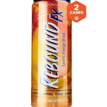 Rebound FX Citrus Punch Sports Energy Drink - 2 Cases (24-12 oz cans) - Youngevity Health Nutrition supplement product image.