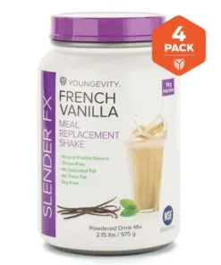 Slender FX Shake - French Vanilla (4 Pack) - Youngevity Health Nutrition supplement product image.
