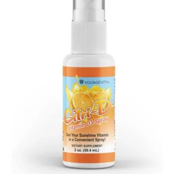 Citri-D Vitamin D3 Spray - Youngevity Health Nutrition supplement product image.