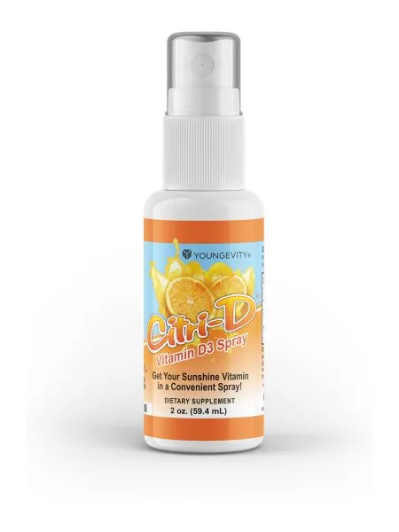 Citri-D Vitamin D3 Spray - Youngevity Health Nutrition supplement product image.