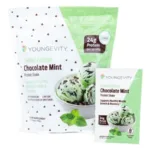 Limited Edition Chocolate Mint Protein Shake - Youngevity Health Nutrition supplement product image.