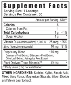 Zinc + Immune Support - Youngevity Health Nutrition supplement product image.