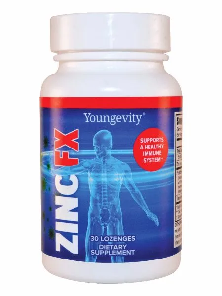 Zinc Fx 30 Lozenges - Youngevity Health Nutrition supplement product image.