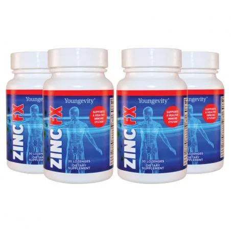 Zinc Fx 30 Lozenges (4 Pack) - Youngevity Health Nutrition supplement product image.
