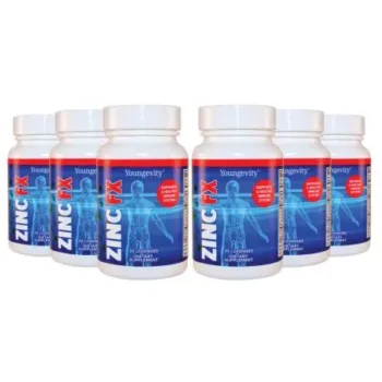 Zinc Fx 30 Lozenges (6 Pack) - Youngevity Health Nutrition supplement product image.