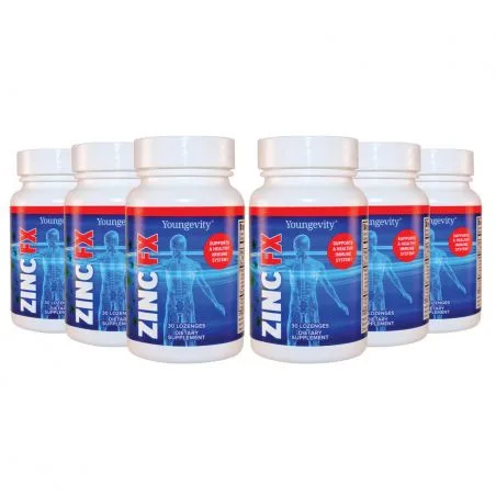 Zinc Fx 30 Lozenges (6 Pack) - Youngevity Health Nutrition supplement product image.