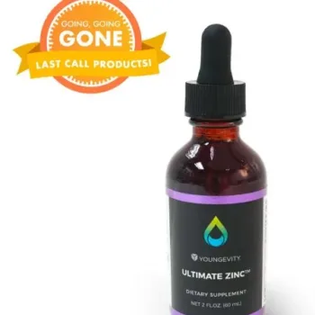 Ultimate Zinc - Youngevity Health Nutrition supplement product image.