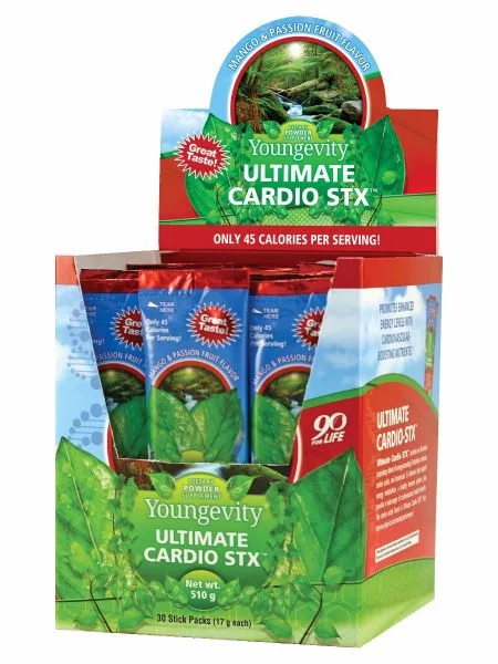 Ultimate Cardio STX 30ct Box - Youngevity Health Nutrition supplement product image.