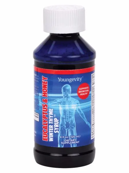 Eucalyptus & Honey Winter Thyme Syrup - Youngevity Health Nutrition supplement product image.