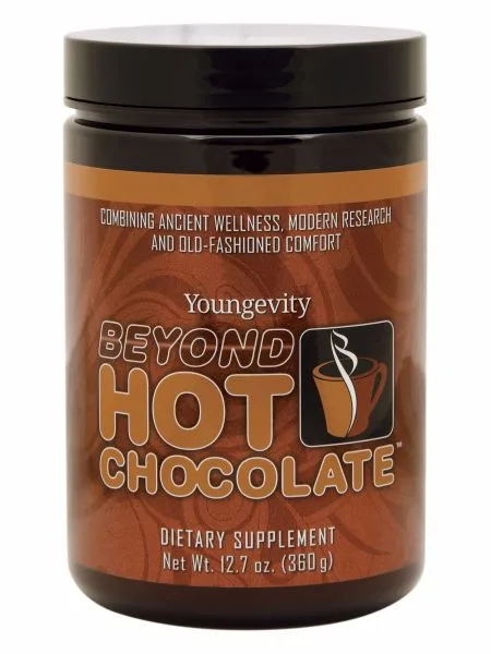Beyond Hot Chocolate - 360G Canister - Youngevity Health Nutrition supplement product image.