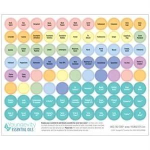 Essential Oil Sticker Sheet - Youngevity Essential Oils supplement product image.