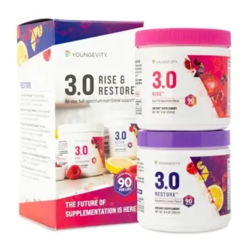 3.0 Rise & Restore - Youngevity Health Nutrition supplement product image.