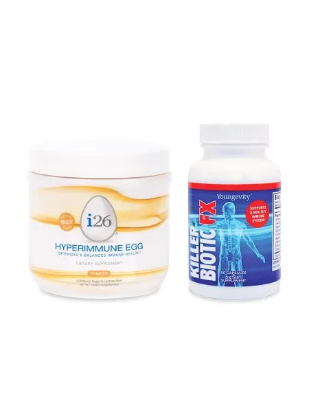 i26 Killer Biotic Combo - Youngevity Health Nutrition supplement product image.