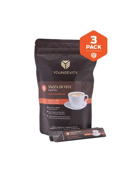 Tazza Di Vita Café Ganoderma - 3 Pack - Youngevity Food and Beverage supplement product image.