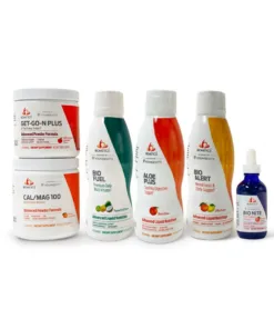 A.M. / P.M. Program products for energy and sleep.