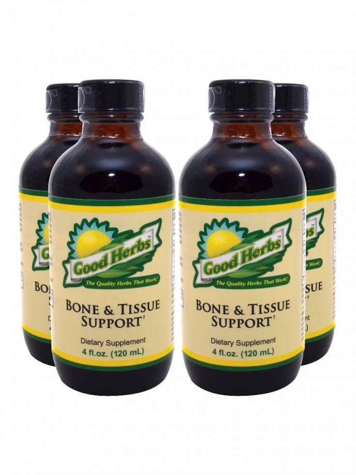 Bone and Tissue Support 4 Pack bottles