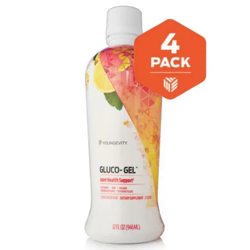 Liquid Gluco-Gel 4 Pack bottle|