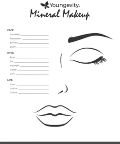 Mineral Make-Up Color Match Pad with sheets.