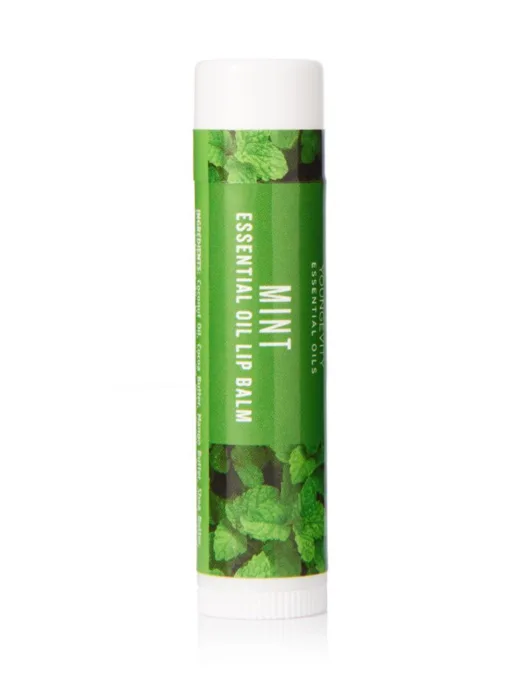 Mint Essential Oil Lip Balm for hydration