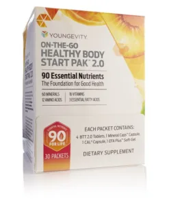 On-The-Go Healthy Body Start Pak 2.0 with 30 packets.|