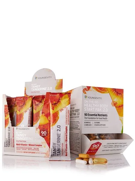 OTG Healthy Body Start Pak 2.0 containing Beyond Tangy Tangerine