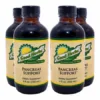 4 bottles of Pancreas Support 4oz each for pancreas health.|
