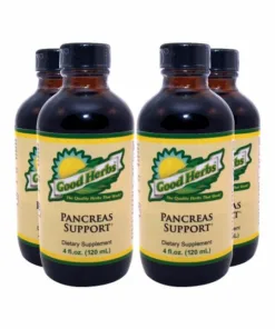 4 bottles of Pancreas Support 4oz each for pancreas health.|