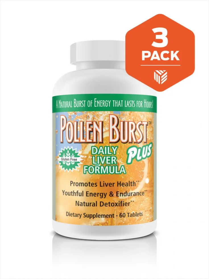 Pollen Burst™ Plus - Daily Liver Formula - 60 tablets - Image 3
