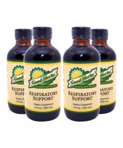 Respiratory Support herbal blend in 4oz bottles|