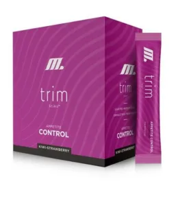 TRIM Stiks in kiwi-strawberry flavor for hydration and weight loss support.|