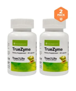 TrueZyme 60 Capsules for digestive support|