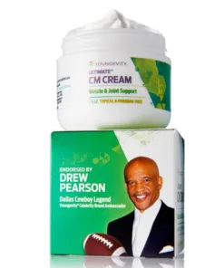 2 oz bottle of Ultimate CM Cream for muscle and joint relief|
