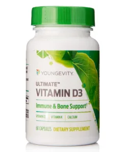 Ultimate Vitamin D3 capsules for health support.|