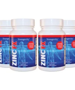 Zinc Fx 30 Lozenges in a pack of four bottles|