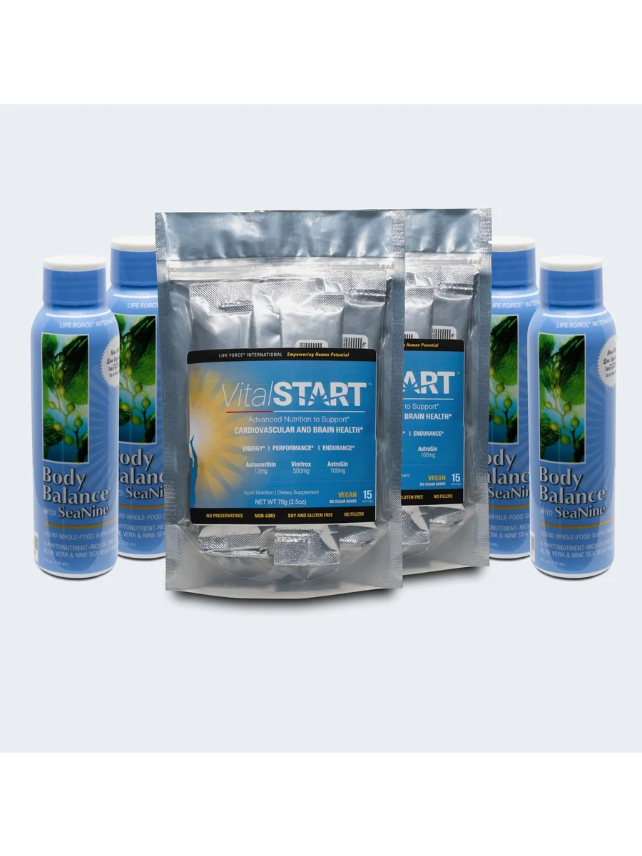 4 Mini Body Balance & 30 Sticks VitalStart — Life Force Life Force