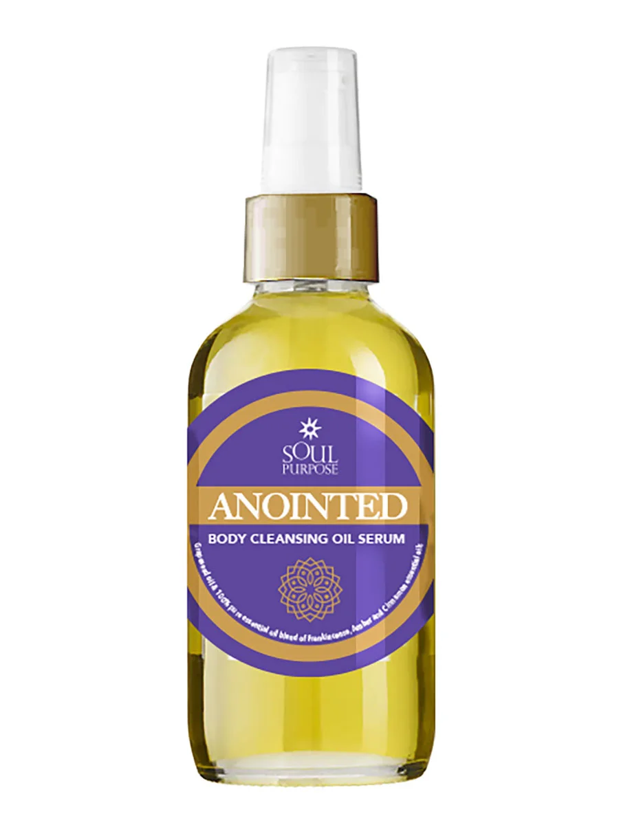 Anointed Body Cleansing Oil Serum 4 oz — Soul Purpose Bath & Body