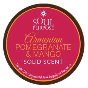 Armenian Pomegranate Mango Solid Perfume — Soul Purpose Bath & Body
