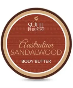 Australian Sandalwood Shea Body Butter - 4 oz. — Soul Purpose Skin Care