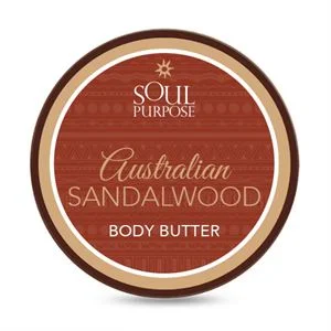 Australian Sandalwood Shea Body Butter - 4 oz. — Soul Purpose Skin Care
