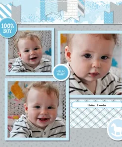 Baby Bundle by Katie Pertiet Designer Cardstock — Our Memories for Life (OMFL) Photo