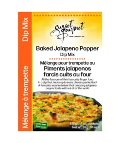 Baked Jalapeno Popper Dip Mix — Sunset Gourmet Sunset Gourmet